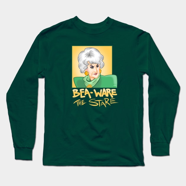 Bea-ware the Stare Long Sleeve T-Shirt by BeefcakeBoss